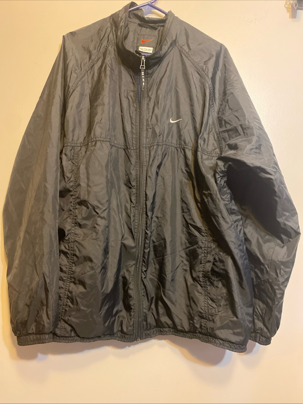 Nike Windbreaker Men’s Sz 2XL Vintage 90’s Nylon Shell Embroidered Logo Y2K